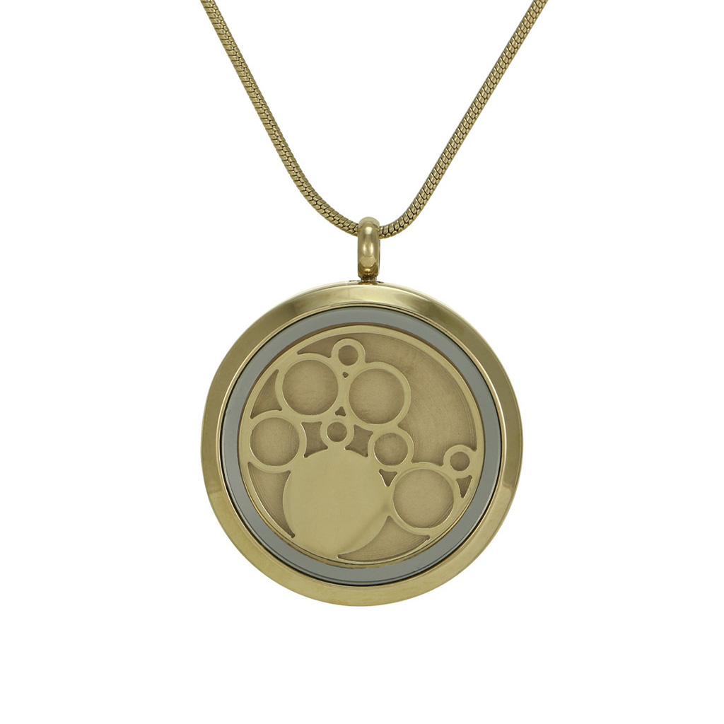 Round Pendant - Bronze Circles