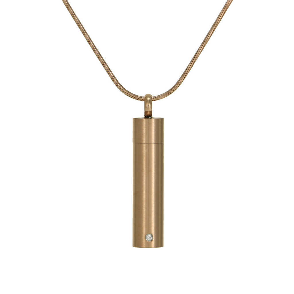 Cylinder Rose Necklace