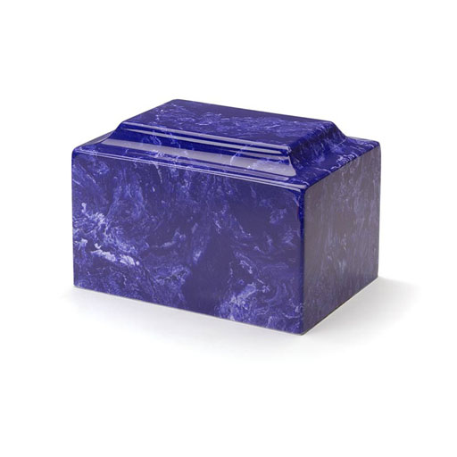 Classic Cobalt Cultured Marble Urn