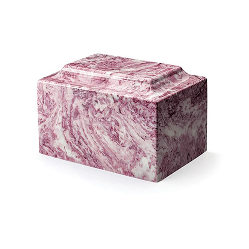 Classic Wild Rose Cultured Marble Urn