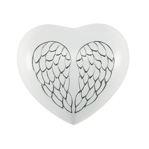 [URN-2794H] Arielle Heart Angel Wings