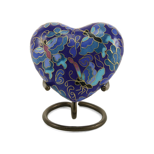 [URN-C160H] Etienne Butterfly Heart Keepsake