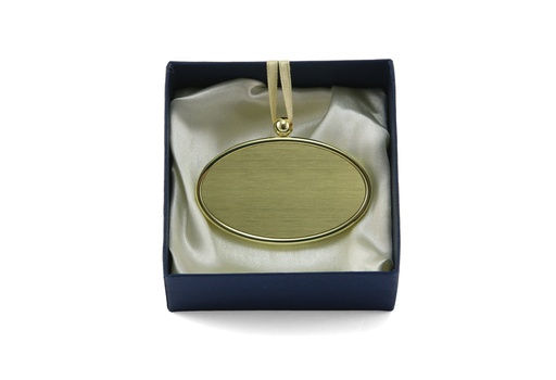 [URN-C400] Golden Oval Urn Pendant