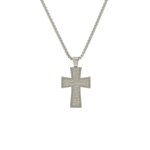 [URN-J5120] Cross Pewter Necklace